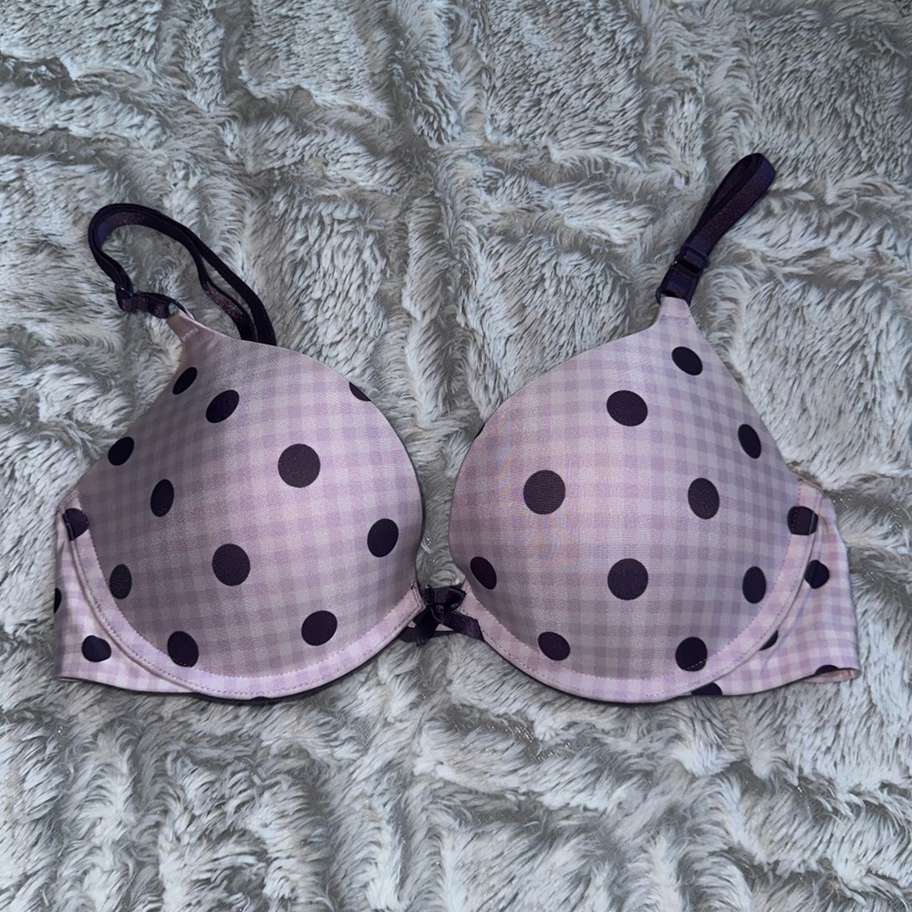 Victoria’s Secret Polka Dot Push Up Bra